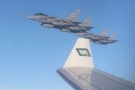 طائرات حربية مصرية ترافق طائرة ولي العهد السعودي