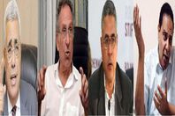 علاء الأسواني وجمال عيد وممدوح حمزة وحسن نافعة