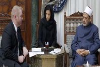 شيخ الأزهر وجريج لويس سفير نيوزيلندا بالقاهرة