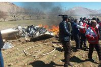 سقوط طائرة إيرانية