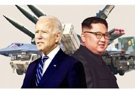 الرئيس الامريكي  وزعيم كوريا الشمالية