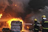 حريق دخل وحدة صحية بالمنوفية