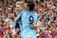 مانشستر سيتى يتقدم على اليونايتد في الشوط الأول