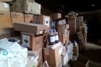 ضبط مخزن مستلزمات طبية غير صالحة للاستخدام