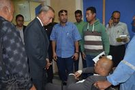 اللواء الهجان يزور الصحفيين