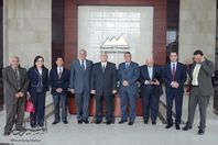 المستشار عدلى منصور راس أول اجتماع للبورصة المصرية