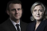 لوبان وماكرون