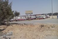 سيارات الإسعاف يصحراء المنيا