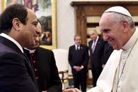 السيسي وبابا الفاتيكان