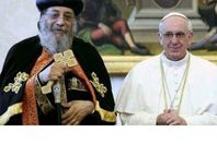 صورة البابا فرانسيس الثاني مع البابا تواضرس