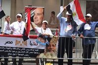 الجالية المصرية فور وصول "السيسى" أمريكا