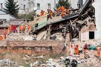 انهيار مبنى ببولندا