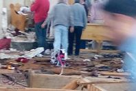 من دالخل كنيسة ماري جرجس بطنطا