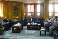 وفد جودة  التعليم  يزور جامعة  المنيا  
