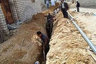 خطوط مياه الشرب