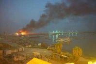 قصف ميناء غزة (أرشيفية)