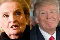 ترامب ومادلين أولبرايت