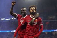 صلاح يحتفل بالهدف