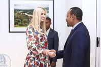 إيفانكا ترامب مع رئيس الوزراء الإثيوبي