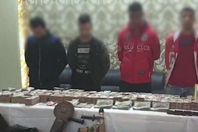 المتهمين والمضبوطات