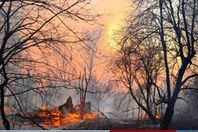 كارثة إنسانية.. حرائق الغابات تقترب من " تشيرنوبل النووية"