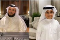 نجل مشاري راشد يشعل تويتر بـ  "مصطفى مصطفى منبع للصفا"