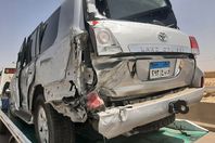 انقلاب سيارة أشرف صبحي