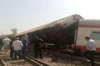 انقلاب قطار طوخ بالقليوبية