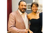 علي الحجار وابنته بثينة