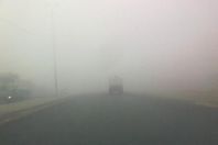 إغلاق طريق مصر إسكندرية  من الإتجاهين بسبب الشبورة المائية