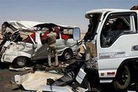 شلل مروري أعلى الدائري بسبب انقلاب سيارة