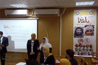 مناقشة مشروعات تخرج إعلام بني سويف