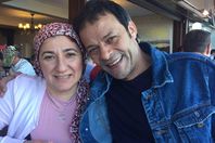 غادة نجيب وزوجها هشام عبدالله