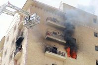 حريق شقة