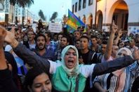 احتجاجات فى المغرب