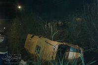 نجاة 32 راكبا ببني سويف