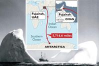 الإمارات تحقق حلم "الجبال الجليدية"