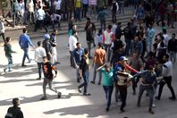 معركة في جامعة بني سويف