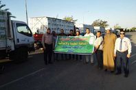 قافلة مساعدات إغاثية وطبية من الأزهر إلى غزة