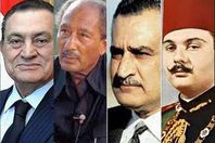 الملك فاروق وجمال عبدالناصر والسادات ومبارك