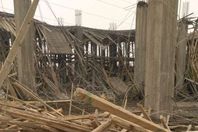 انهيار مول تجاري تحت الإنشاء بزهراء المعادي