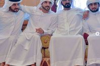 الشيخ محمد بن راشد وأبنائه