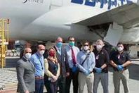 استقبال  332 مصريا من العالقين فى كندا بمطار مرسى علم