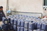 ضبط كمية من البنزين قبل بيعها فى السوق السوداء