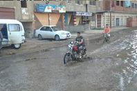 هطول أمطار وهبوب رياح بكفر الشيخ