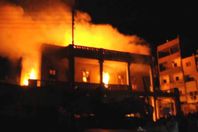 السيطرة على حريق شركة السويس للتكنولوجيا الحديثة