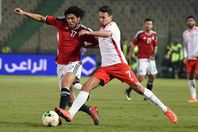 دقيقة حداد في مباراة مصر وتونس
