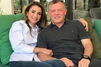 العاهل الأردني و زوجته