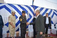 اللواء أحمد عبدالله محافظ البحر الأحمر خلال مشاركته حفل إفطار القوات المسلحة