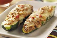 قوارب الكوسة بالبشاميل